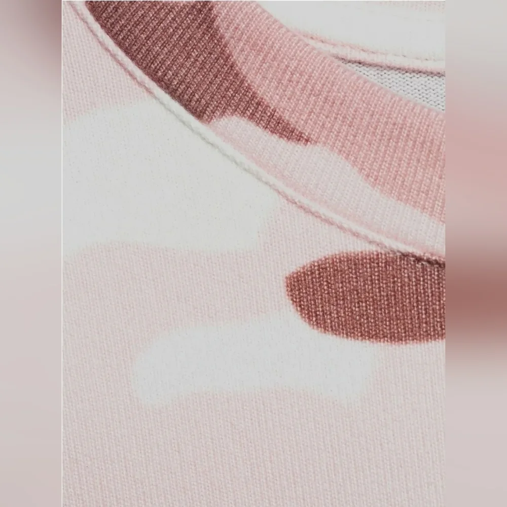Como Blu‎ Women's Plus Size Blouse Super Soft Camo pink Short Sleeve top Size 1X - Picture 6 of 6